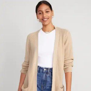 New Old Navy Textured Long-Line Open-Front Sweater for Women sz 4X